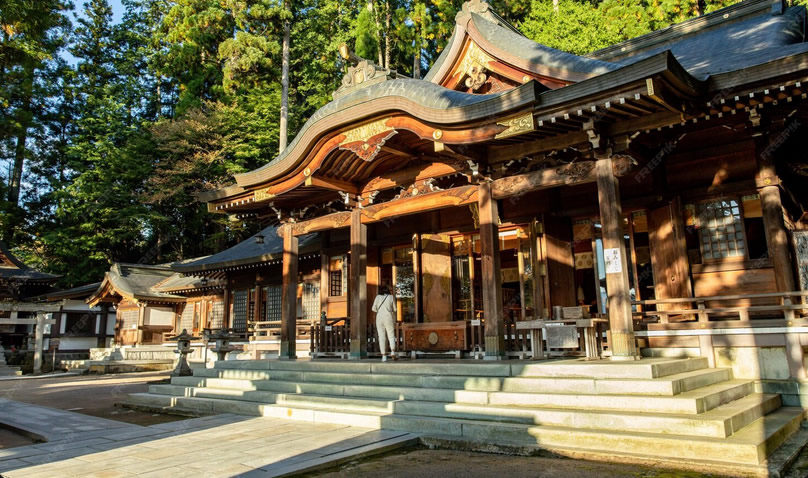 Takayama nel centro storico delle Alpi giapponesi